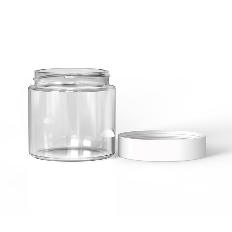 3 oz Clear White Glass Jars